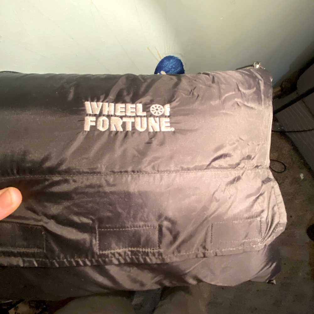 Wheel of fortune travel blanket/pillow